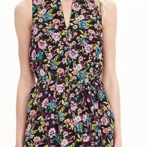 Banana Republic Multicolor Floral Layered Dress